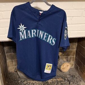 Mitchell & Ness Navy Mariners Jersey / Hall of Famer Ken Griffey Jr.